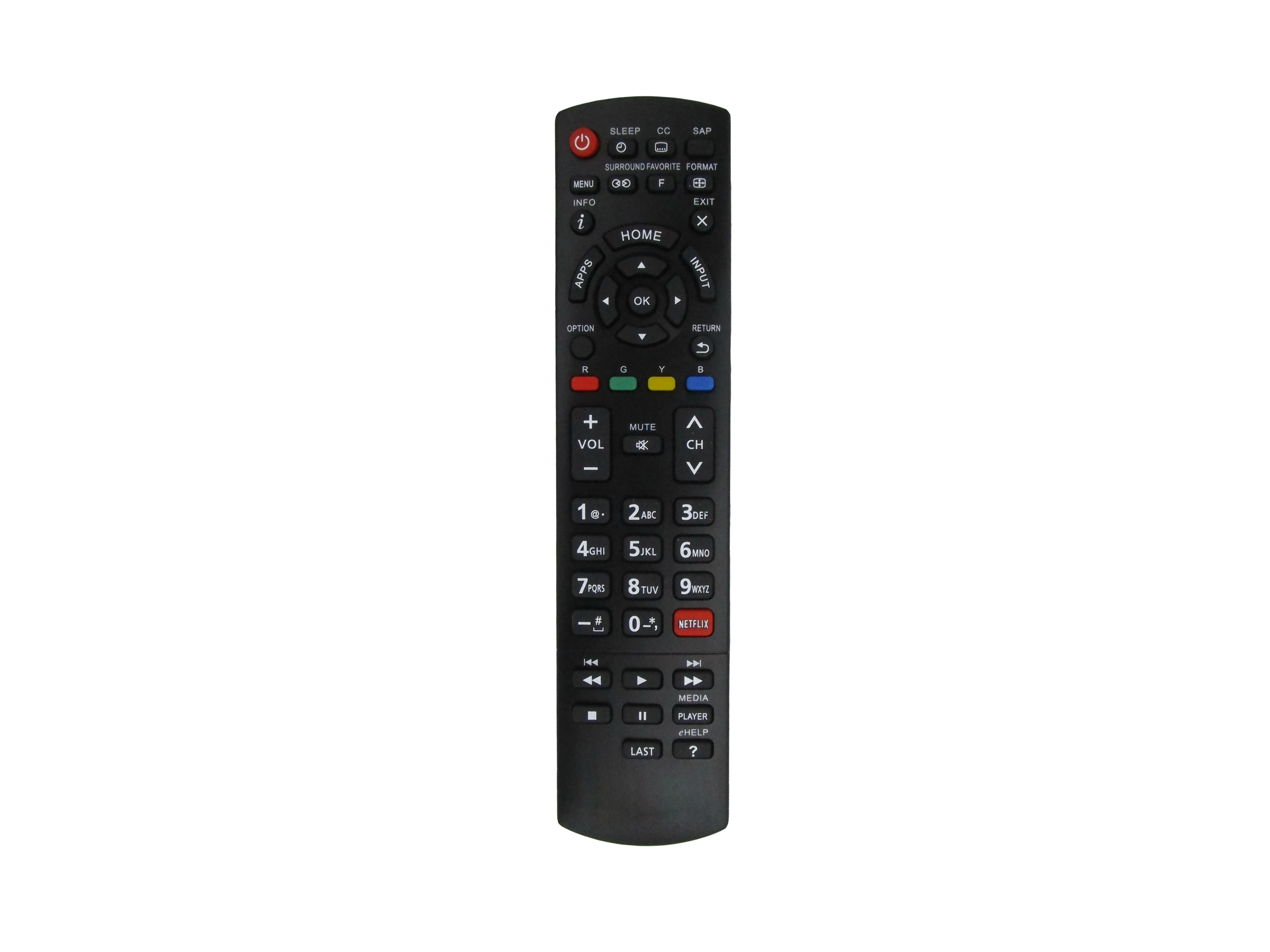 

Remote Control For Panasonic N2QAYB000926 TC-39AS530 TC-39AS530U TC-40AS520 TC-40AS520U TC-42AS630 TC-42AS630U LED Full HD TV