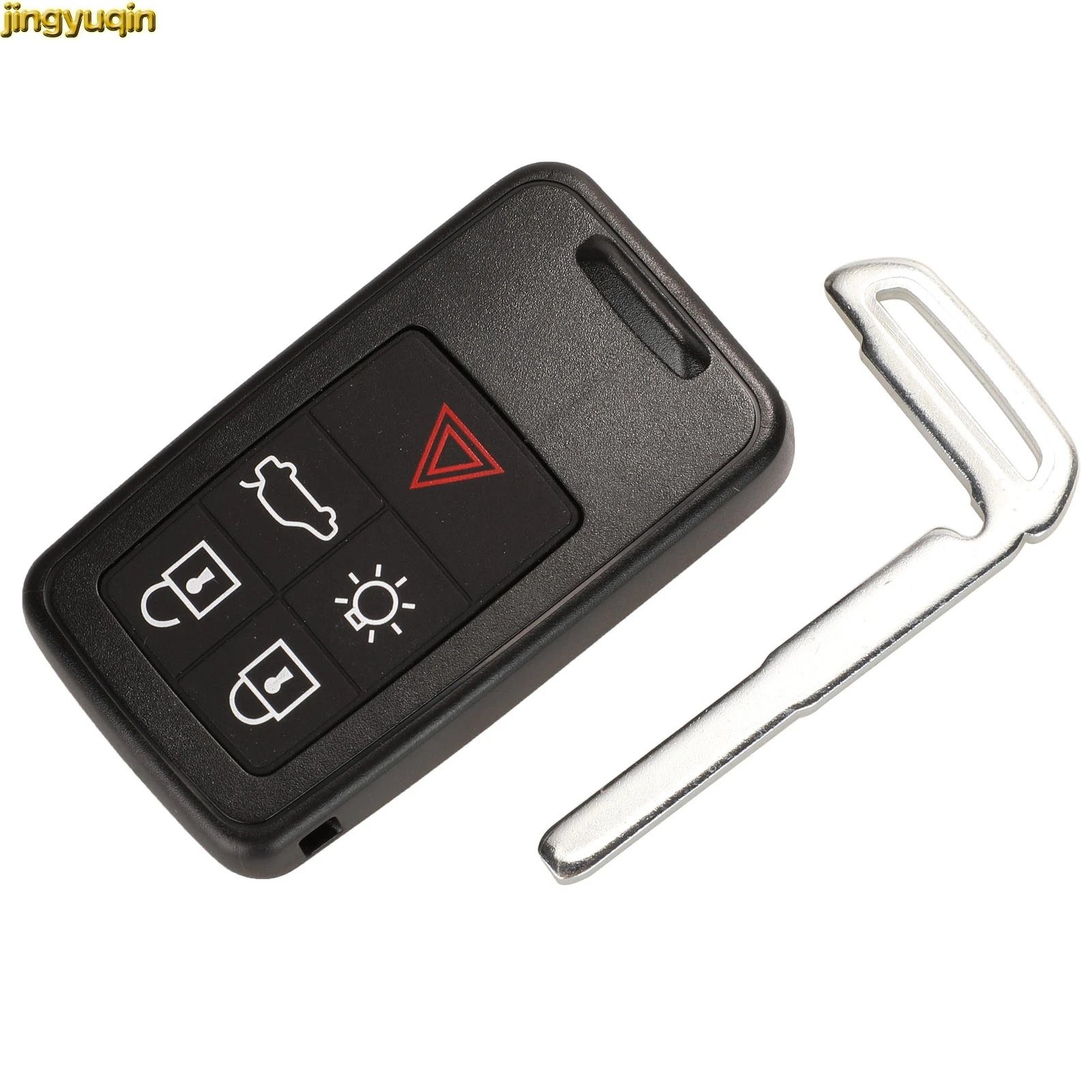 Jingyuqin Remote Car Key 434Mhz ID46 Chip For Volvo KYDZ S60 S60L S80 V40 V60 XC60 XC70 5 Button Smart Key KR55WK49264