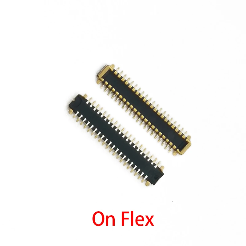 2Pcs LCD Display FPC Connector For Xiaomi Note 10 Lite/CC9 Pro/Note10Lite Screen Plug On Motherboard 40pin