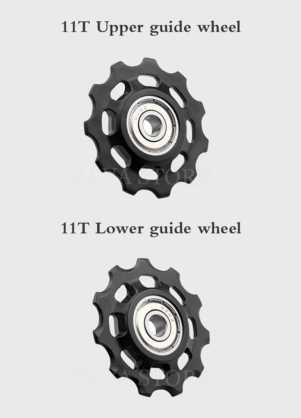 WUZEI Fahrrad Pulley 11T 12T 13T 14T 16T 17T Schaltwerk Pulley Rennrad jockey 7-12 Geschwindigkeit Guide Rad für Shimano SRAM – Detail 20