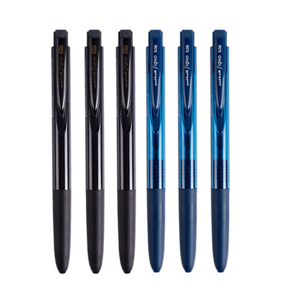 5Pcs UNI BALL Gel Pen Black/Blue/Red Neutral Pen Signo RT1 UMN-155 0.38/0.5mm Refill Press Pens For School Students Supplies