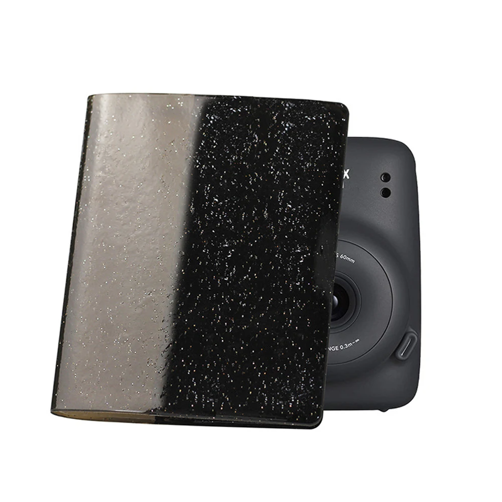 Besegad 64 جيب ل ألبوم الصور Fujifilm Instax mini11 3 بوصة اللون صورة ألبوم PVC لينة البسيطة كتيب الصورة حالة