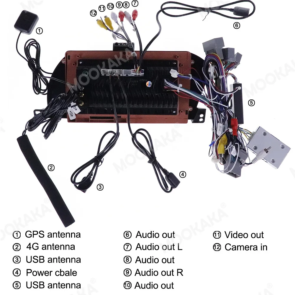 6G 128G For Honda Accord 9 2013 -2017 Android 12 GPS Navigation Stereo Radio Tape Recorder Head Unit Car Multimedia Player DSP