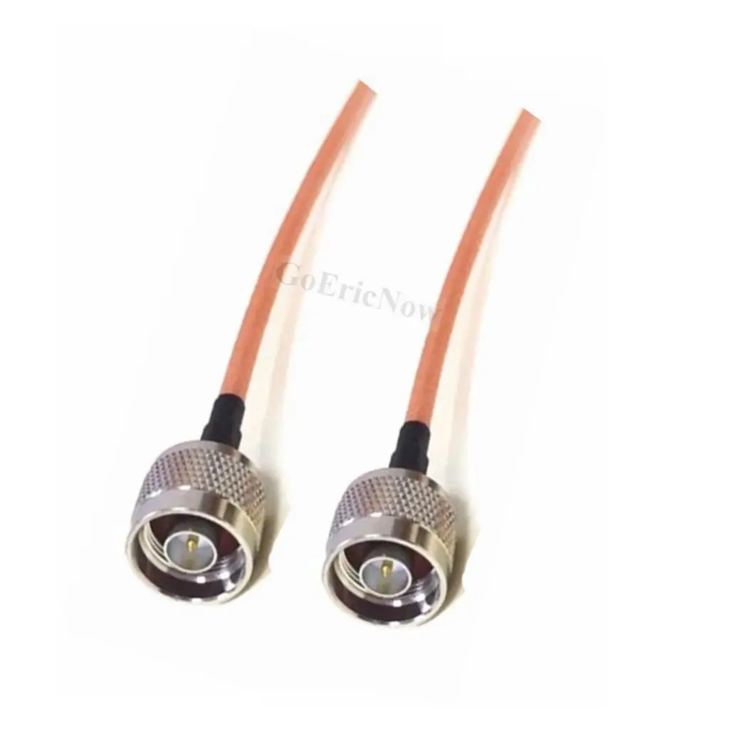 2Pcs Coaxial  50ohm RF N Male Female RG142   Jumper Pigtail  Cable Connector( 0.1m 0.15m,0.2m~1m)