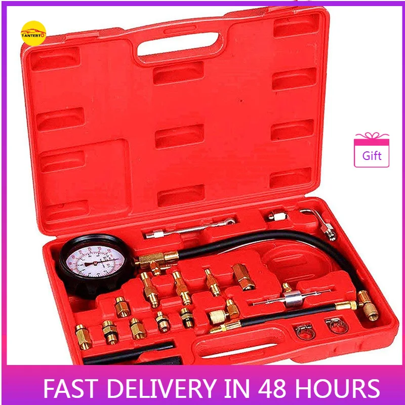 

Fuel Injector Tester Pressure Gauge TU-114 Auto Diagnostics Tool Injection Pump Kit