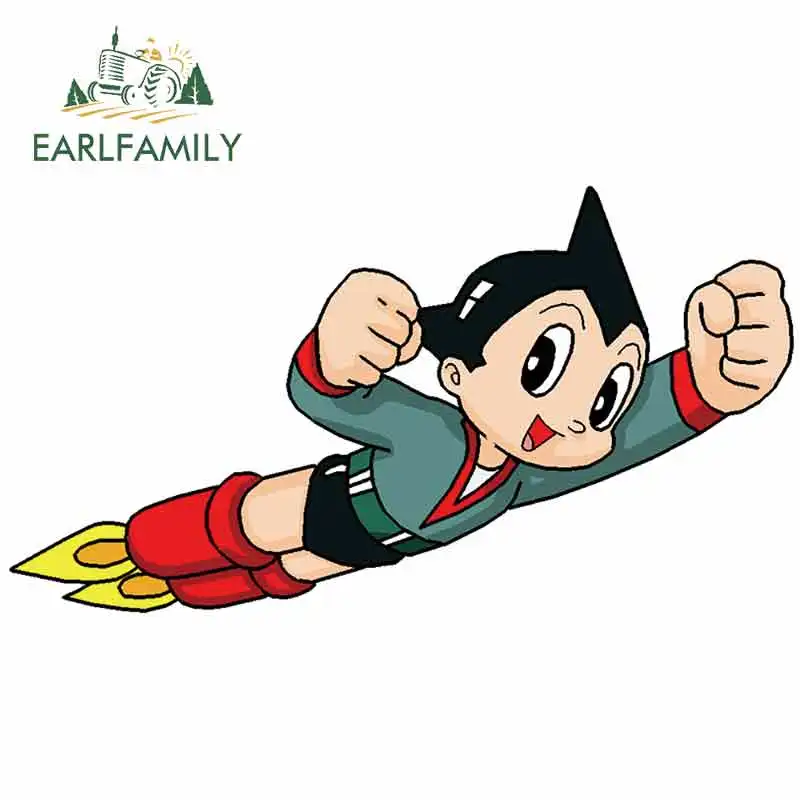 

EARLFAMILY 13cm x 7.4cm For Astroboy Fine Decal Interesting Car Stickers Body For Car Graffiti Sticker Motorcycle Sunscreen