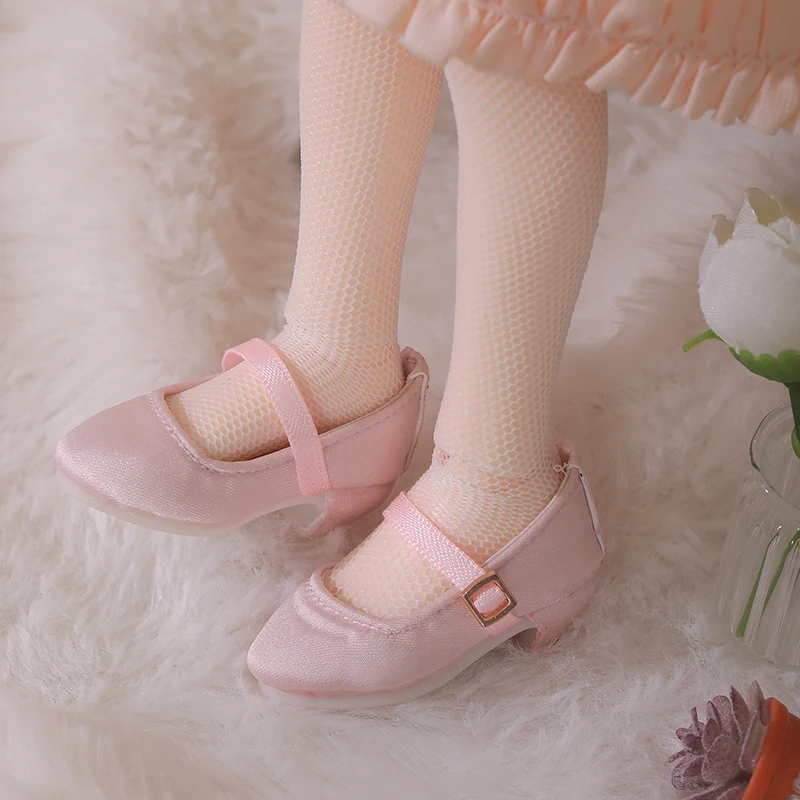 BJD Shoes For 1/6 BJD Body Light Blue Colors Leather Shoes about Length 4.6cm Doll Accessories OUENEIFS YOSD Size