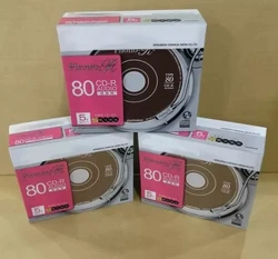 Wholesale Boxed 5 Color Pcs Brand 80 Minutes Professional Music Audio-CD Blank Discs