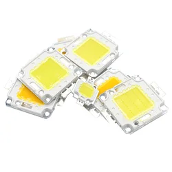 Puce LED COB pour projecteur, 10W 20W 30W 50W 100W, DC 9-12V 30-36V, perles lumineuses intégrées pour jardin carré, bricolage