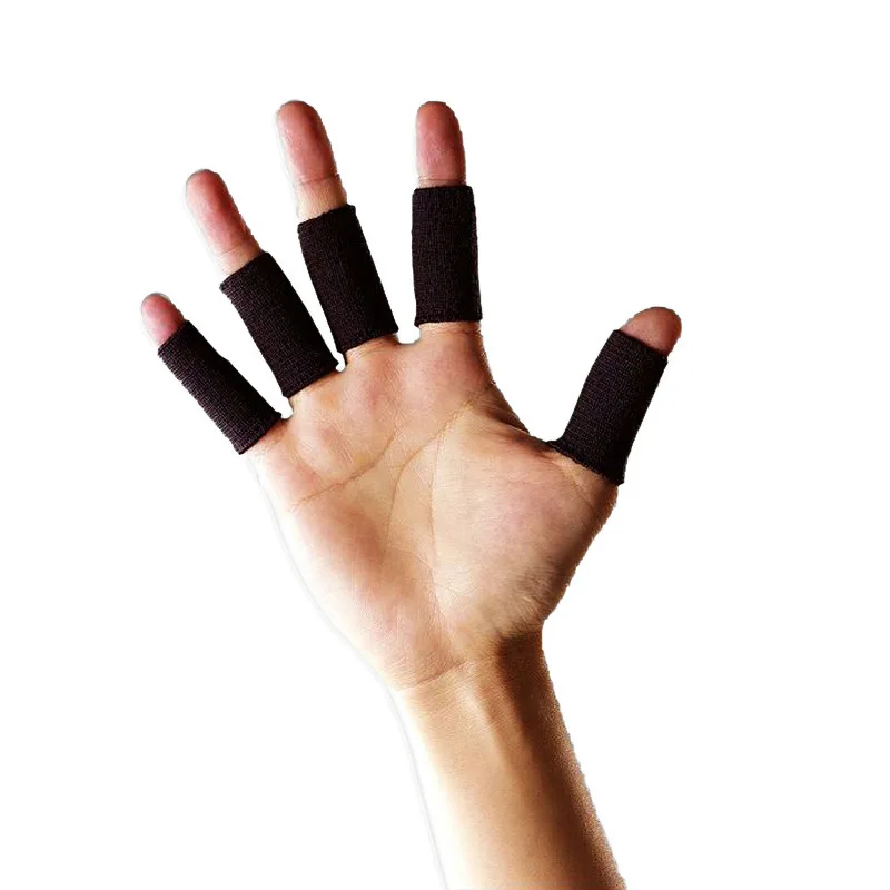 

5Pcs/Set Basketball Finger Sleeves Stretchy Hand Guards Protector Braces Protective Gear Sport Finger Cover Relieving Pain