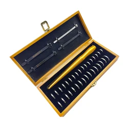 HK Ring Mandrel Stick Finger Gauge Set 1-33 Ring Sizer Measuring Tool Kit for Jewelry Making