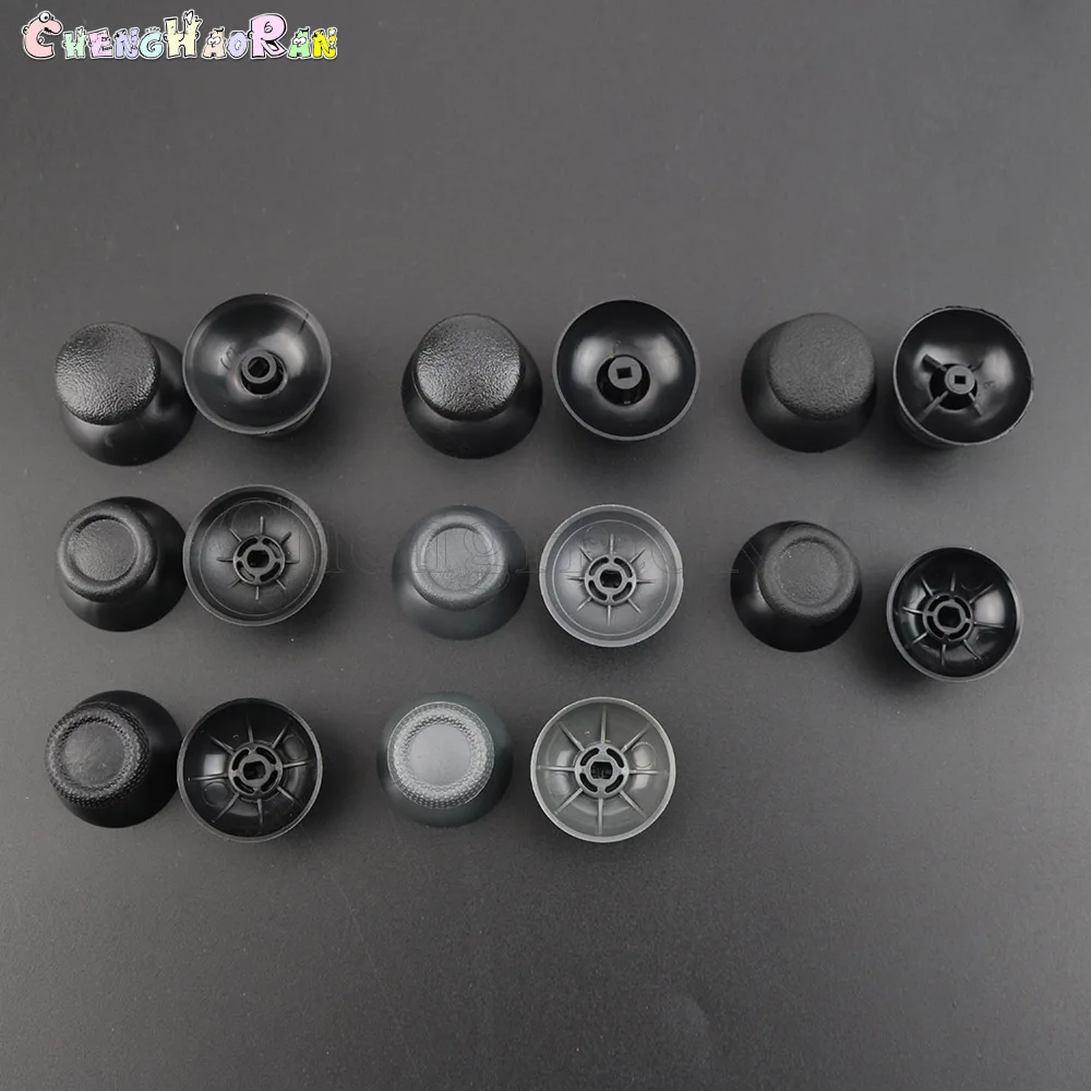 2pcs Replacement Controller Analog Thumbstick Thumb Stick Mushroom Grip Cap Cover for PS2 PS3 PS4 Pro Slim PS5 Repair part Gray