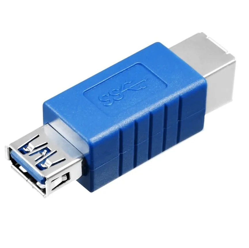 High Quality USB 3.0 Type A Female to Type B Female Plug Connector Adapter USB 3.0 Converter Adaptor AF to BF