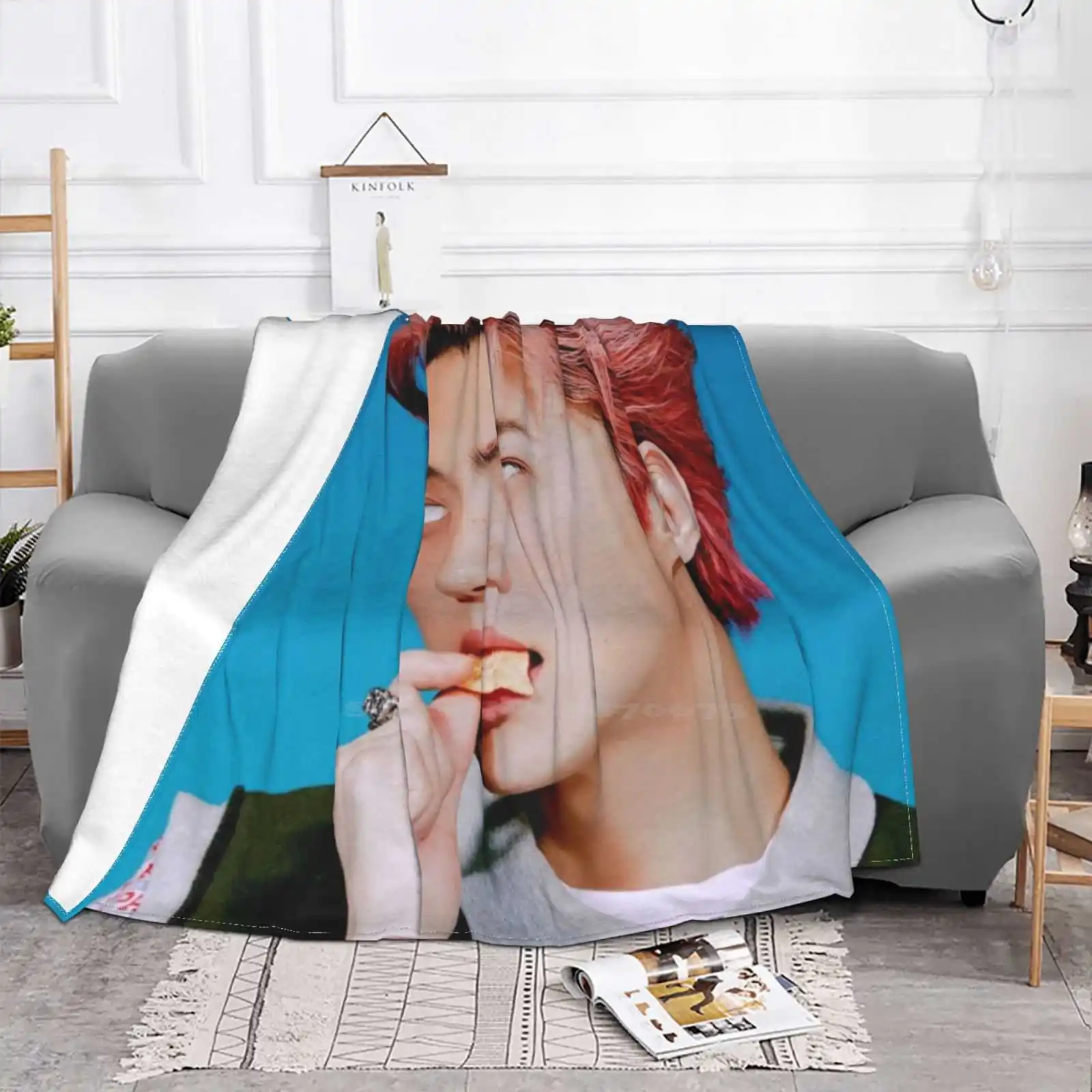 Sehun Sc [ 1 Billion Views ] Air Conditioning Blanket Soft Throw Blanket Sc Sehun 1 Billion Views 1 Billion Views Sehun 1