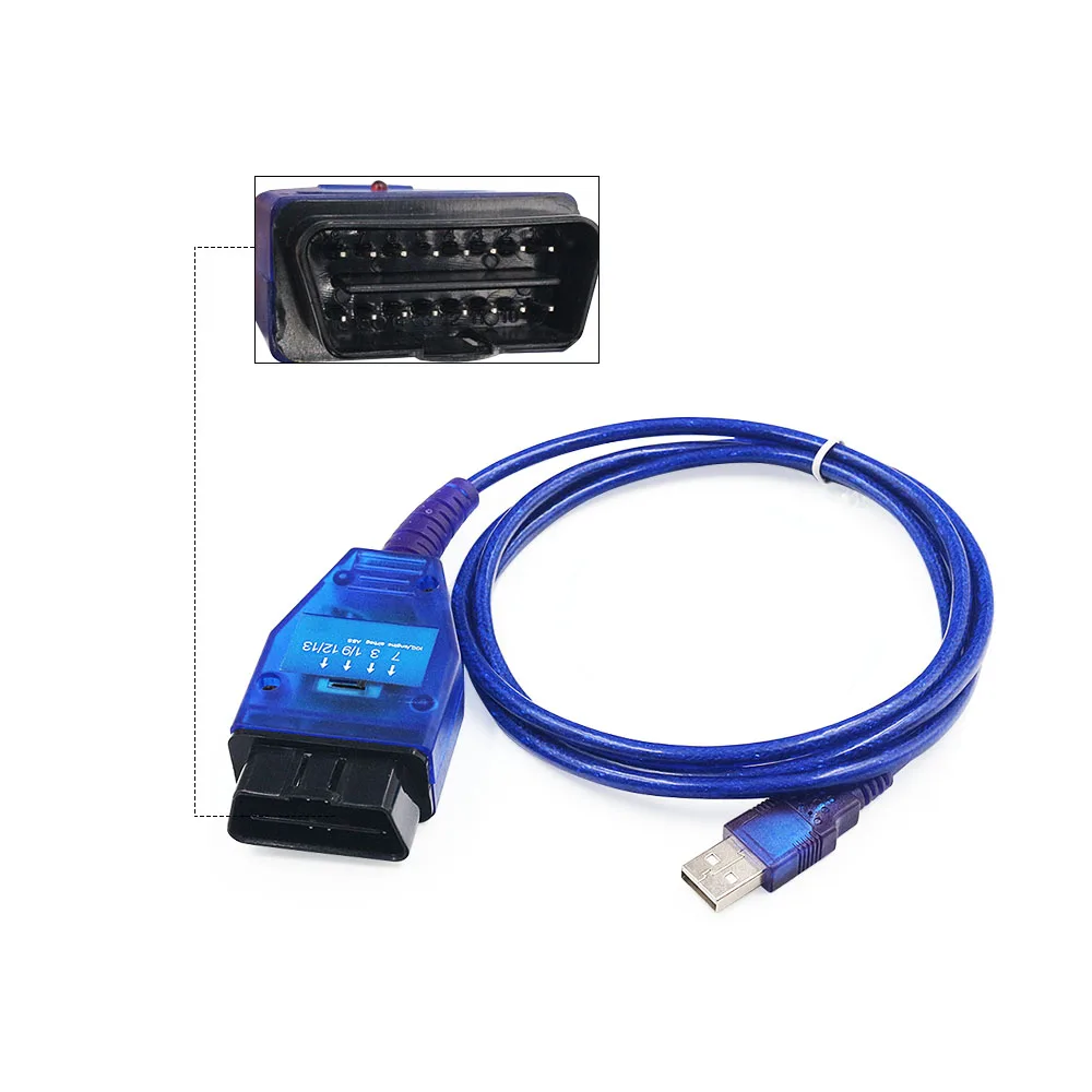 رقاقة FTDI FT232RL لـ VAG V OBDII ، كابل ماسح ضوئي تلقائي ، واجهة تشخيص Ecu للسيارة ، مفتاح 4 طرق للسيارات متعددة العلامات التجارية