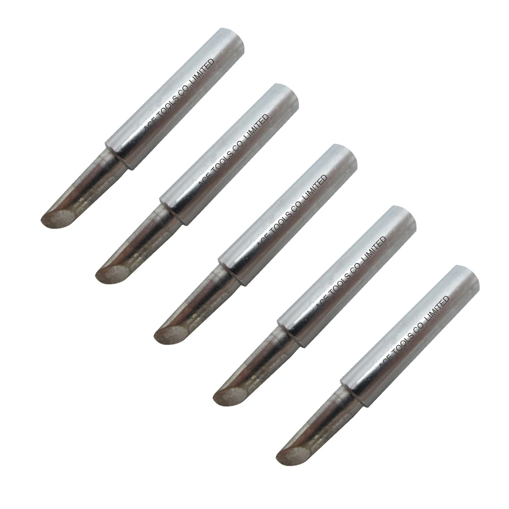 5 PCS MXTCC Soldering Tips Bevel 3.2มม.Fit สำหรับ WELLER WSD71 WSDT1 WP70สถานีเหล็ก