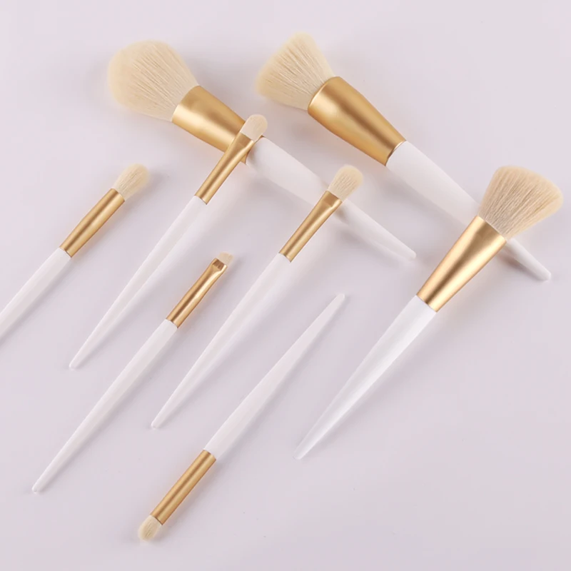 ZOREYA 13 Pcs White Makeup Brushes Set High Quality Powder Foundation Blush Eyeshadow Make Up Brush Set brochas maquillaje