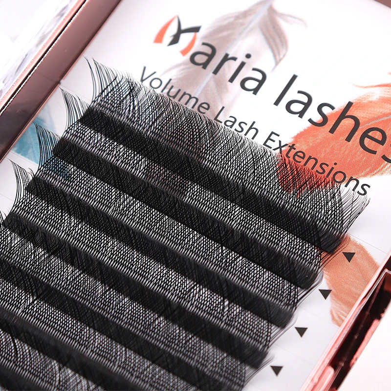 Maria 10 Cases Y Shape Eyelashes Beauty 0.05/0.07 YY Type V Lashes Extension Makeup Naturally Soft Mix Mink Cilios Volume Fans