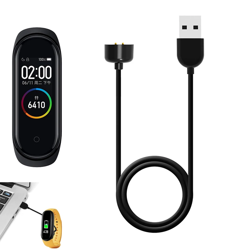USB Chargers For Xiaomi Mi Band 5/6/7 Charger Smart Band Wristband Bracelet Charging Cable For Xiaomi MiBand 5 Charger Line