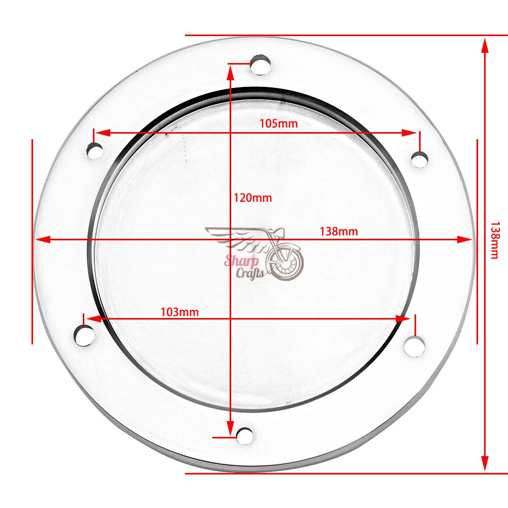 Motorcycle Parts Chrome Engraved Derby Covers Engine Stator Guard For Suzuki Boulevard M109R VZR1800 Intruder M1800R 2006-2019