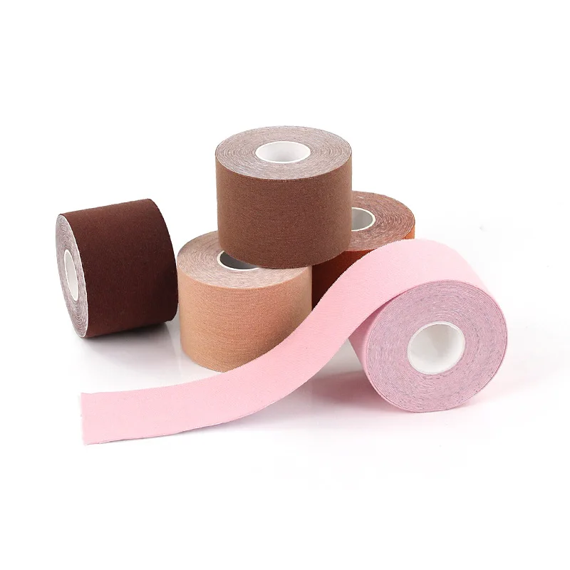 5 Rolls 5cm * 5m Boob Tape Bras Women Breast Lift Elastic Bandage Self-adhesive Kinesiology Tape Sport Taping For Nipple Push Up