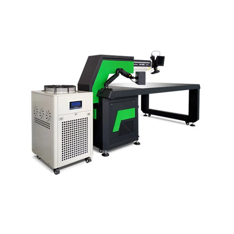 

MMC Automatic Table Model Fiber Laser Welding Machine 300W 500W Jewelry Welder with 10 Times Magnification Microscope