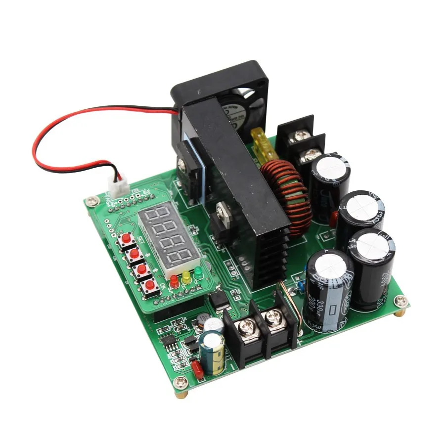 JUNTEK BST900W digital control dc power supply voltage regulator constant current diy boost converter module 0-80V to 10-120V