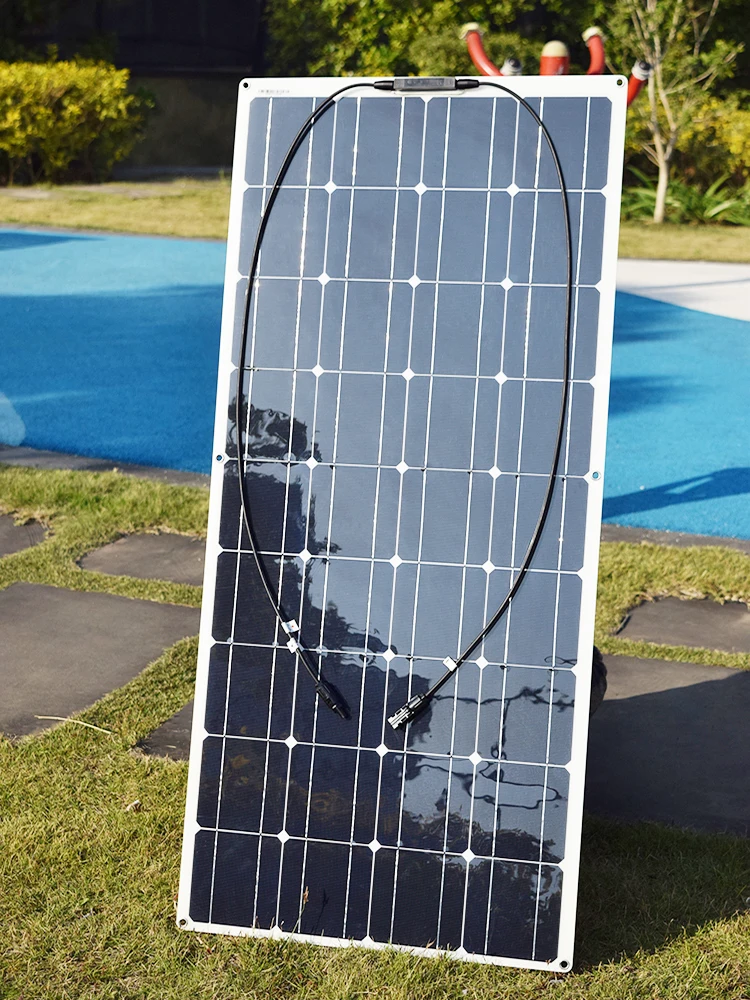 12V Solar Panel Kit 300W 600W 450W 150W Battery Charger Flexible Solar System with Solar Controller 12V 24V for Car Boat RV Home