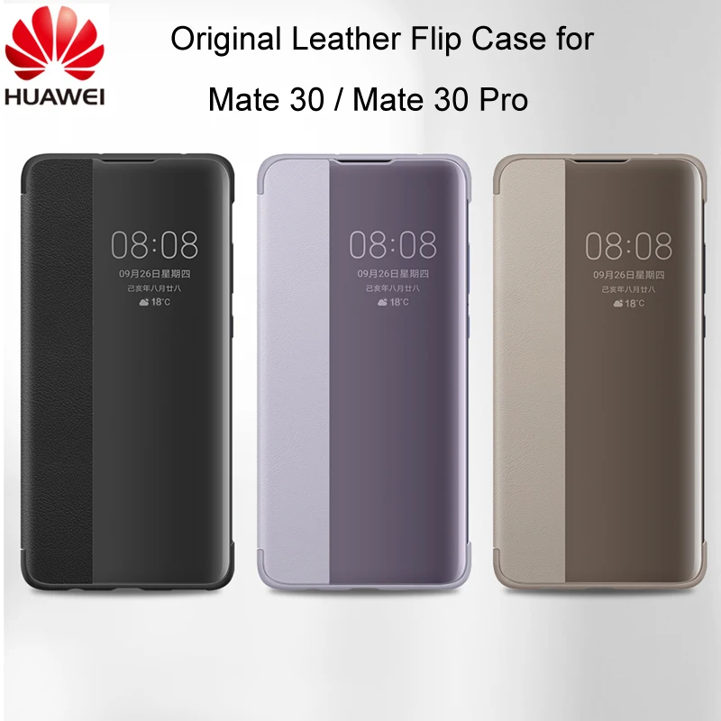 Original HUAWEI Mate 30 Mate 30 Flip Case PU Leather Cover Sleep Wake Up Case Full Cover Protective Funda for Mate30   Mate 30Pr