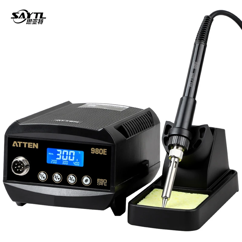 

ATTEN 110V 60W/80W soldering station LCD Digital display welding rework station for phone BGA SMD PCB IC Repair solder tools