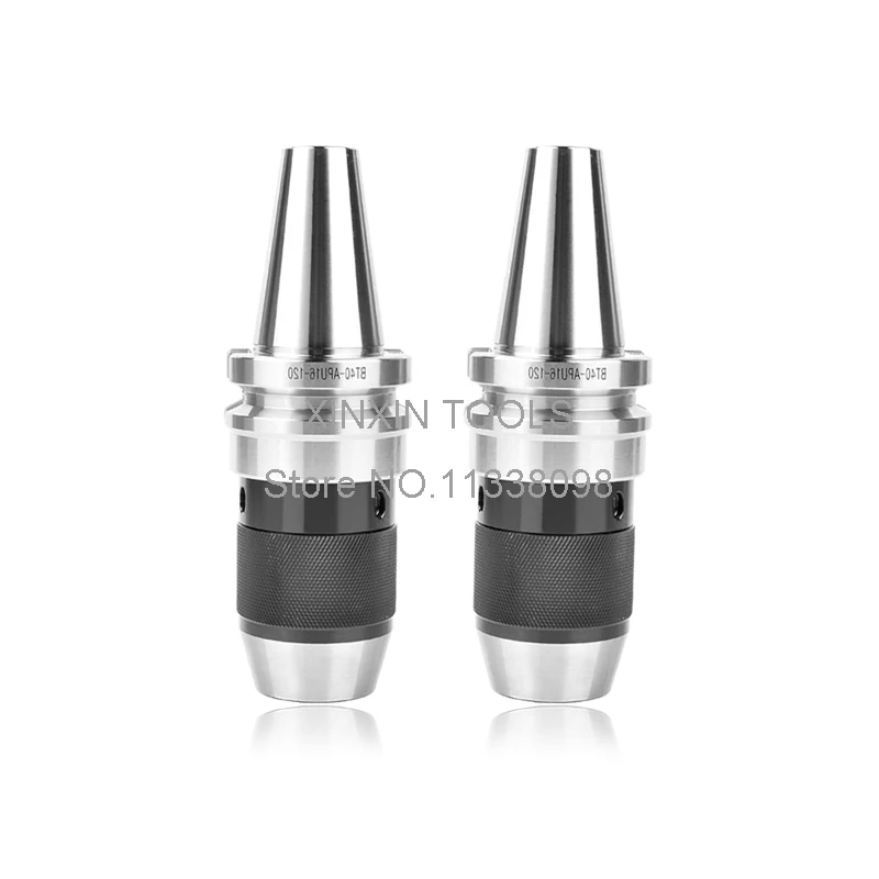 BT40 APU16 Rentang: 1-16Mm Terintegrasi Tanpa Kunci Diri Ketat Bor Chuck untuk Penggilingan Bubut BT40 APU13 Rentang: 1-13Mm