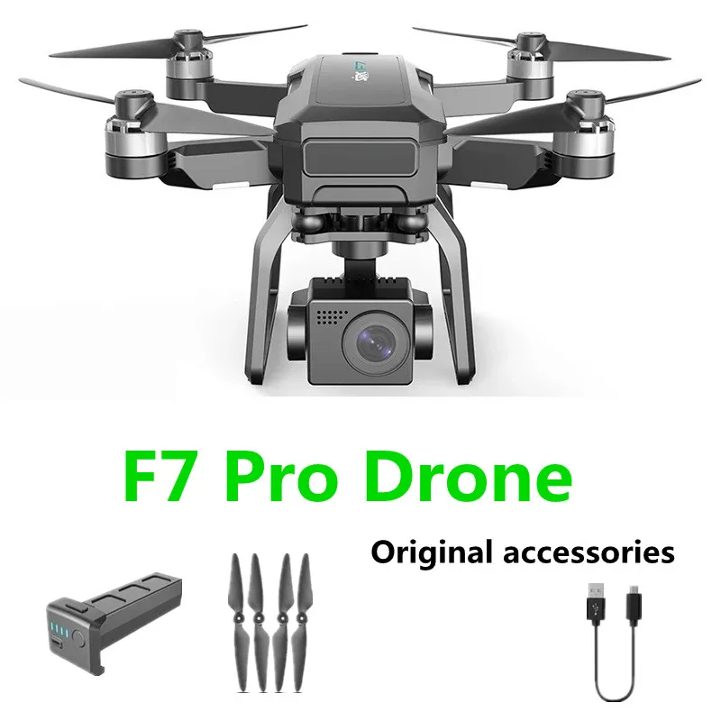 F7 Pro Drone Original Accessories Battery 11.1V 2600mAh Propeller Maple Leaf  Usb Line Use For F7 Drones Spare Parts