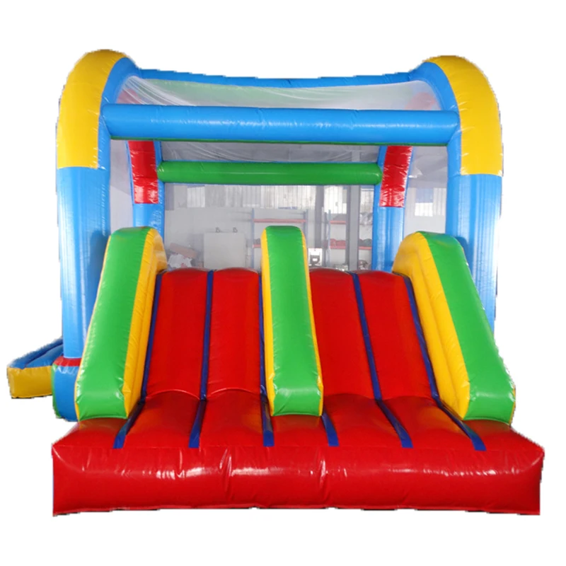 Pop Inflatable Bounce House PVC Inflatable Jumping Castle With Inflatable Slide Combo For Sale With Air Pump