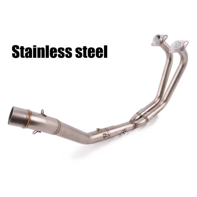 Motorcycle Exhaust Escape Modified Full Systems Front Middle Link Pipe Muffler Slip on YZF R3 R25 2014-2018 MT-03 2016-2018