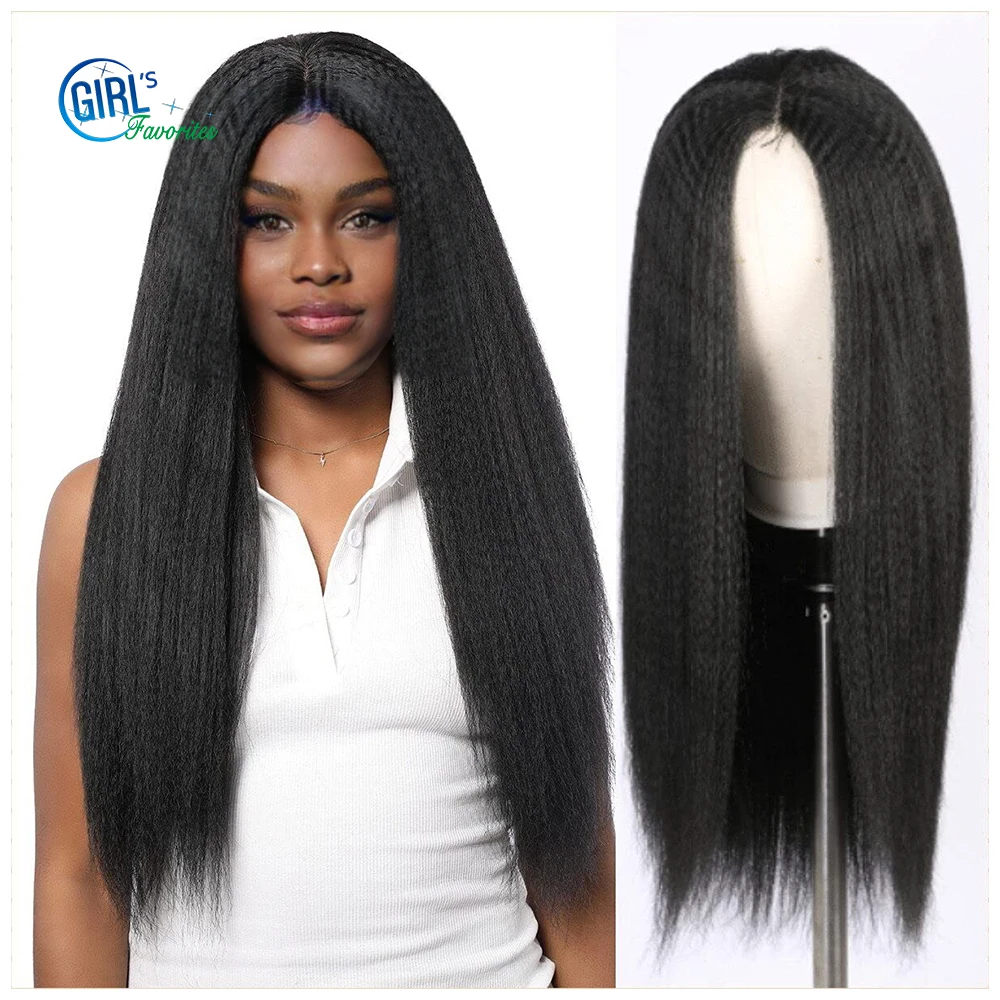 

Brazilian Kinky Straight Wig 13x4 Lace Front Wigs Wig HD Transparent Lace Front Wigs Pre Plucked with Baby Hair Free Shipping