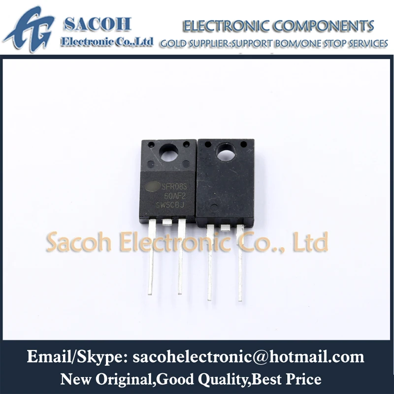 Nieuwe Originele 10Pcs SFR08S60AF2 SFR08S60F2 SFR08S60AT2 SFR08S60T2 SFR08S60DTR SFR08S60D TO-220F 8A 600V Fred Diode
