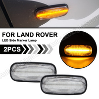 2Pcs For Land Rover Defender 2007-2016 Td5 90,110,130 Freelander/LR2 MG Rover 45 75 ZT ZS LED Side Marker Lamp Turn Signal Light