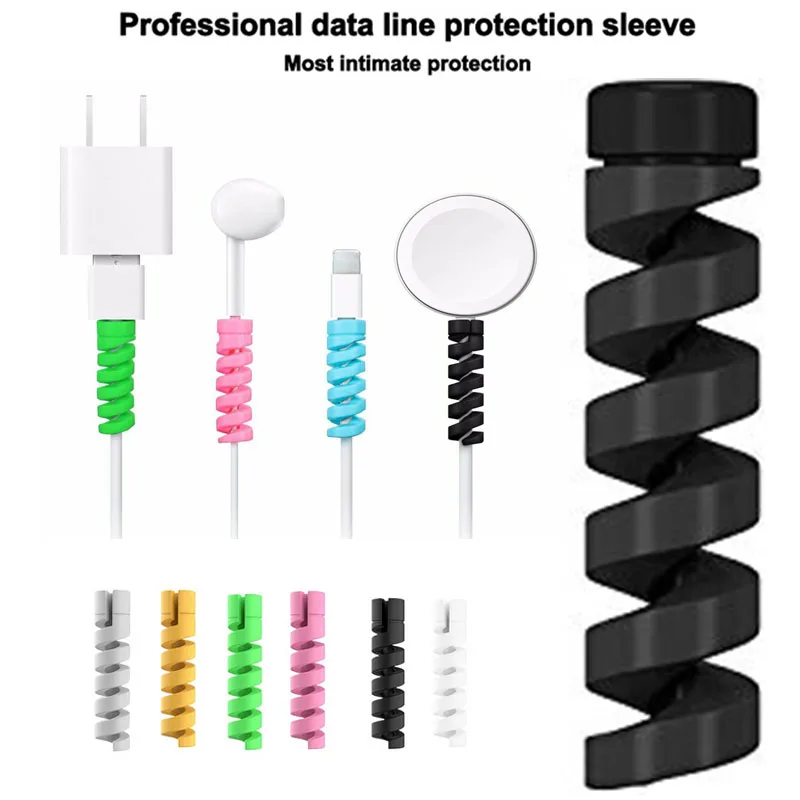 

Cable Protector Winder Clip For Earphone Phone Charging Cable Protective For iPhone USB Charger Cord Management Cable Organizer