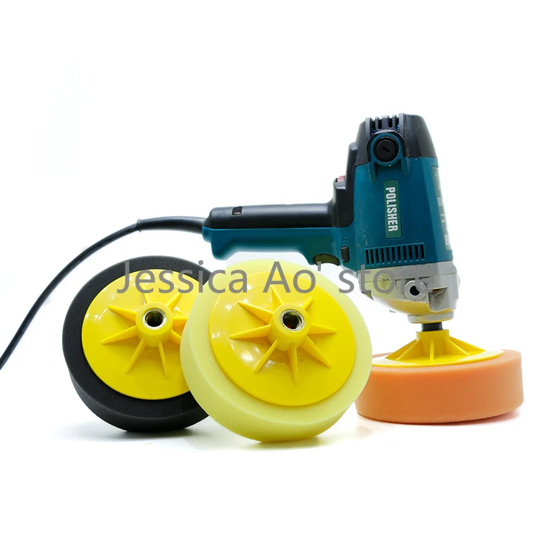 6inch 150mm M14 8mm Shank Automobile Beauty Polishing Wheel Polishing Machine Waxing Sanding Sponge Wheel Mirror Polishing Disc