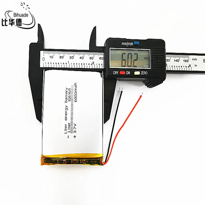 نوعية جيدة 3.7 فولت ، 6000mAH 106168 لتر بطارية الطاقة بوليمر ليثيوم أيون/بطارية ليثيوم أيون للكمبيوتر اللوحي البنك ، ونظام تحديد المواقع ، mp3 ، mp4
