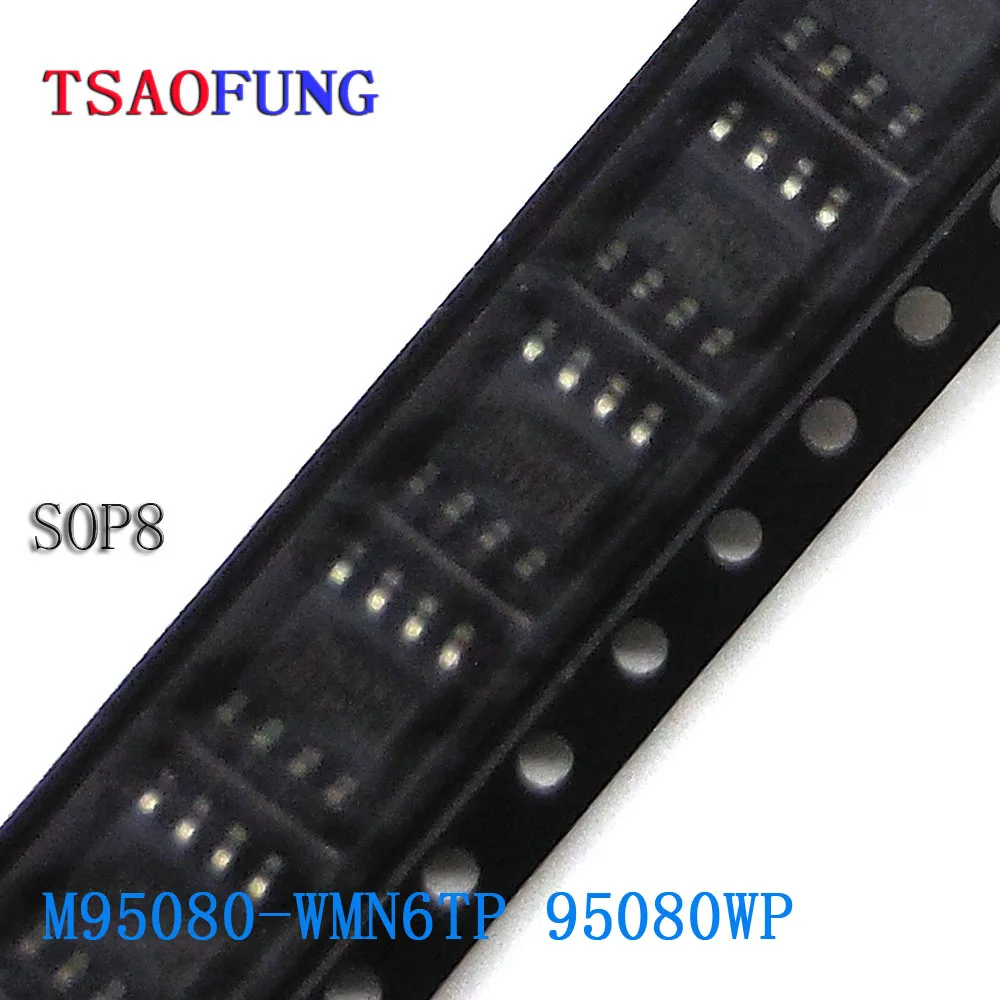 5Pieces M95080-WMN6TP 95080WP SOP8 Integrated Circuits Electronic Components