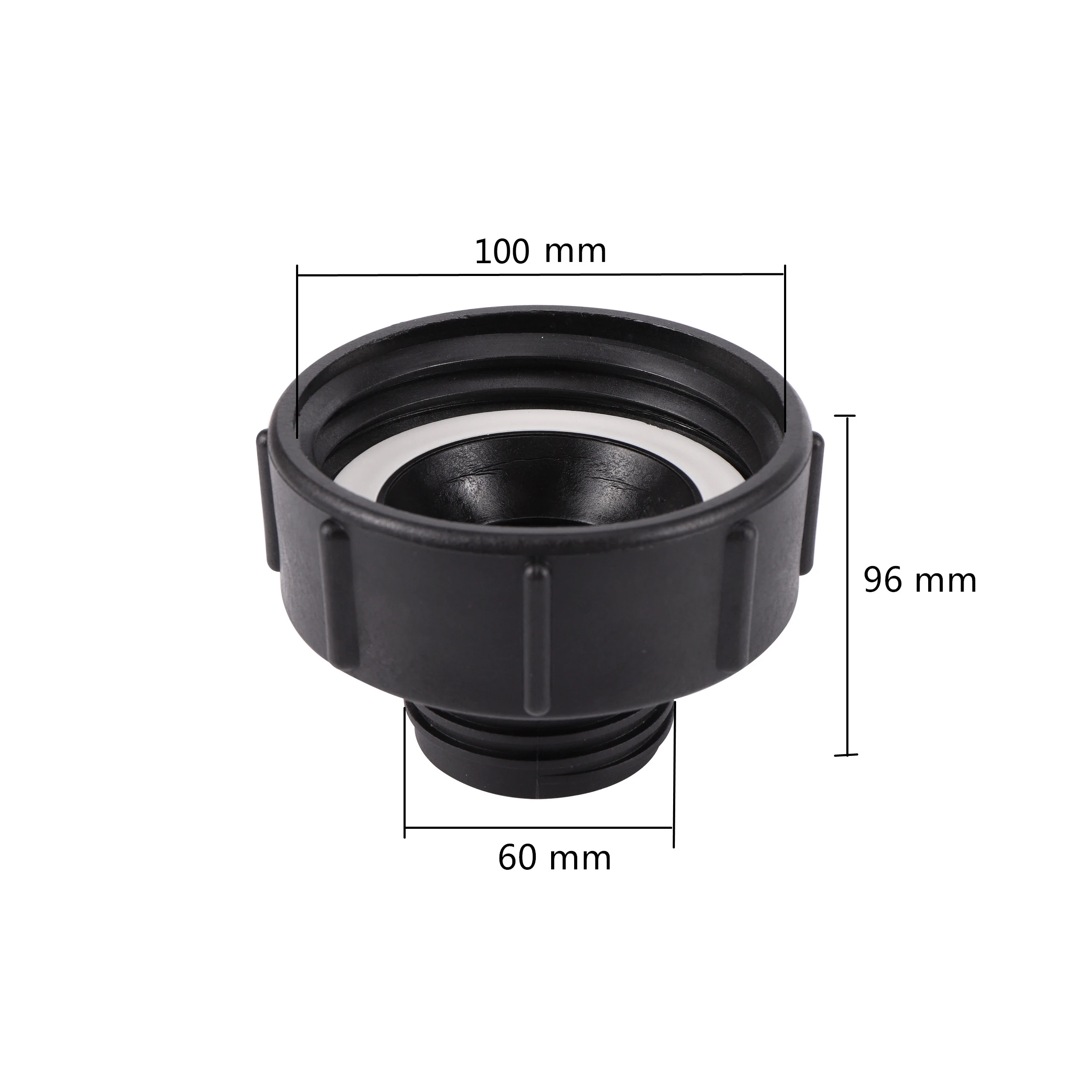 S100x8 to S60x6 Coarse Thread IBC Tank Conversion Connector Water Tank Replacement Adapter Garden Irrigation Fittings