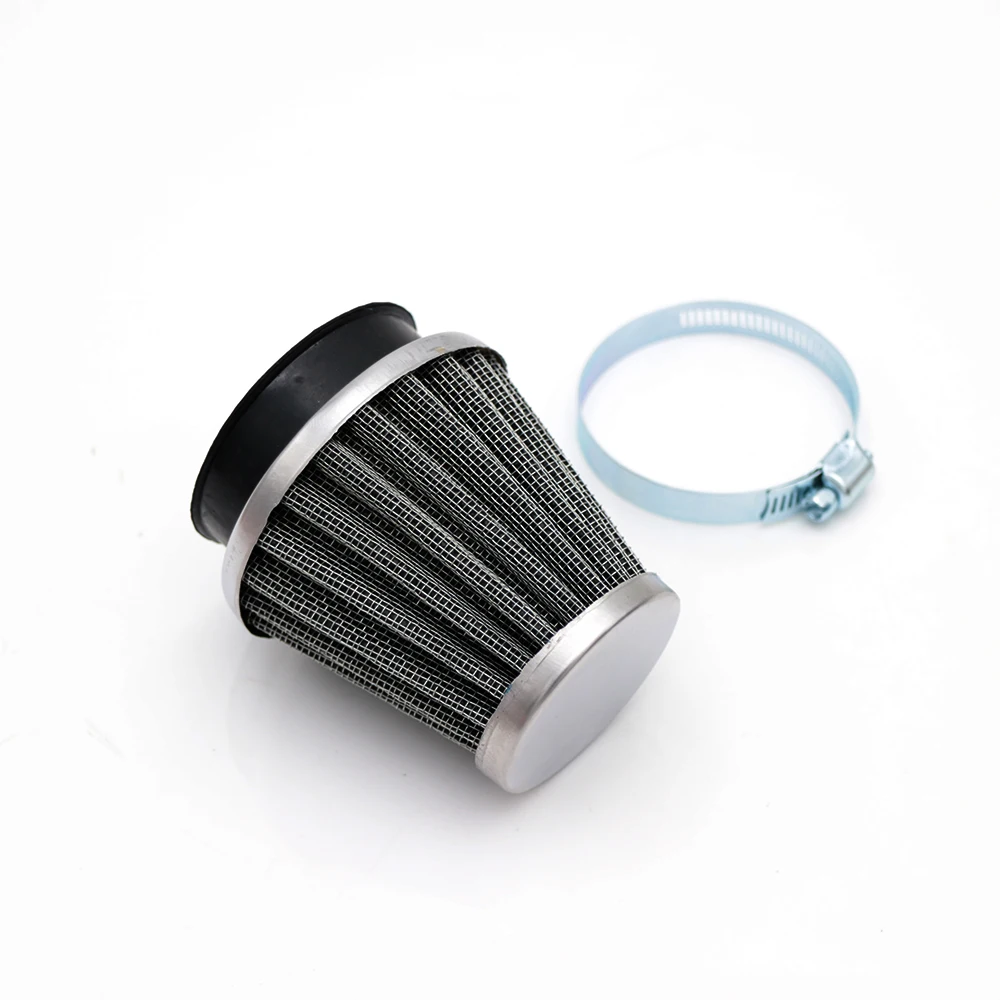 Universal 35mm 38mm 42mm 45mm 58mm Mushroom Head Motorcycle Carburetor Air Filter Cleaner Intake Pipe Modified Scooter