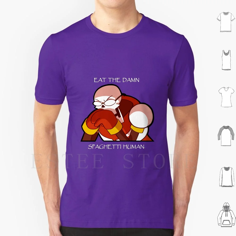 Eat The Damn Spaghetti Human! T Shirt Men Cotton 6xl Undertale Sans Papyrus Shinji Parody Robot Anime Videogame Indie Pc Retro