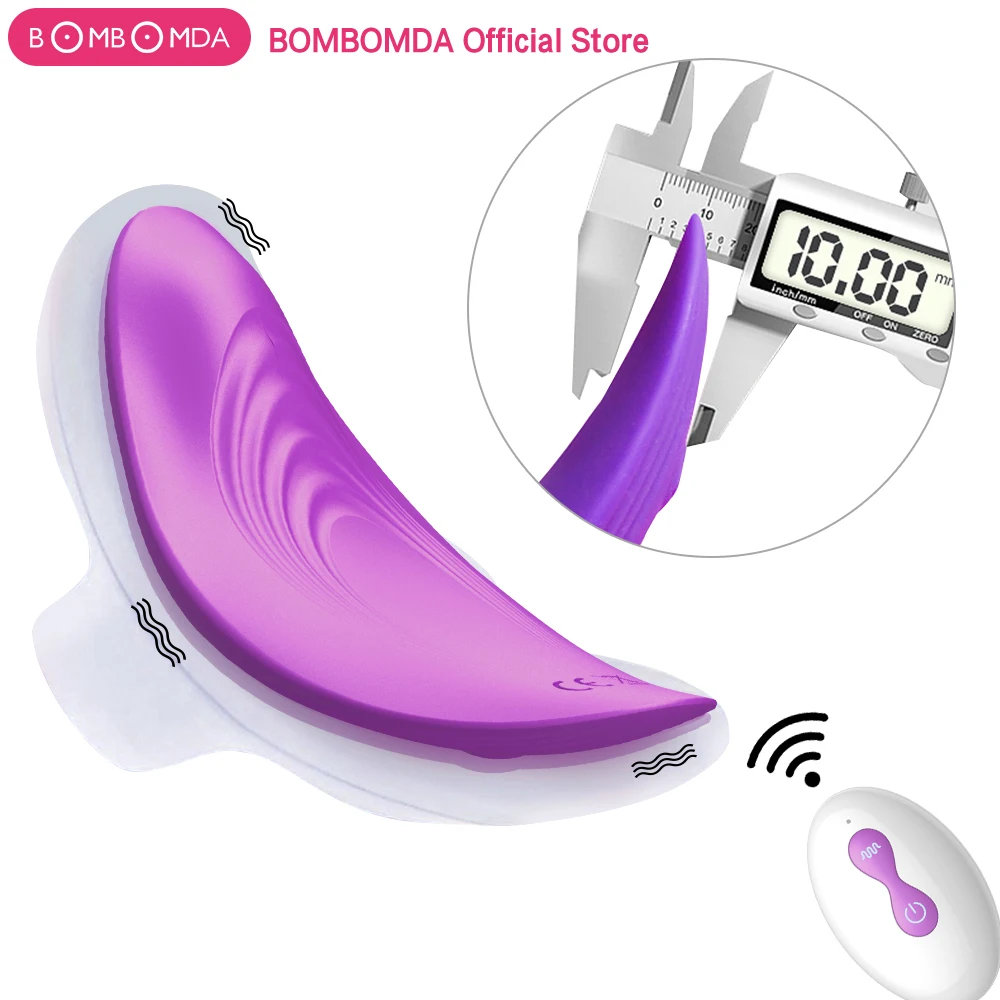 BOMBOMDA Quiet Panty Vibrator Wireless Remote Control Portable Clitoral Stimulator Invisible Vibrating Egg Sex Toys for Women