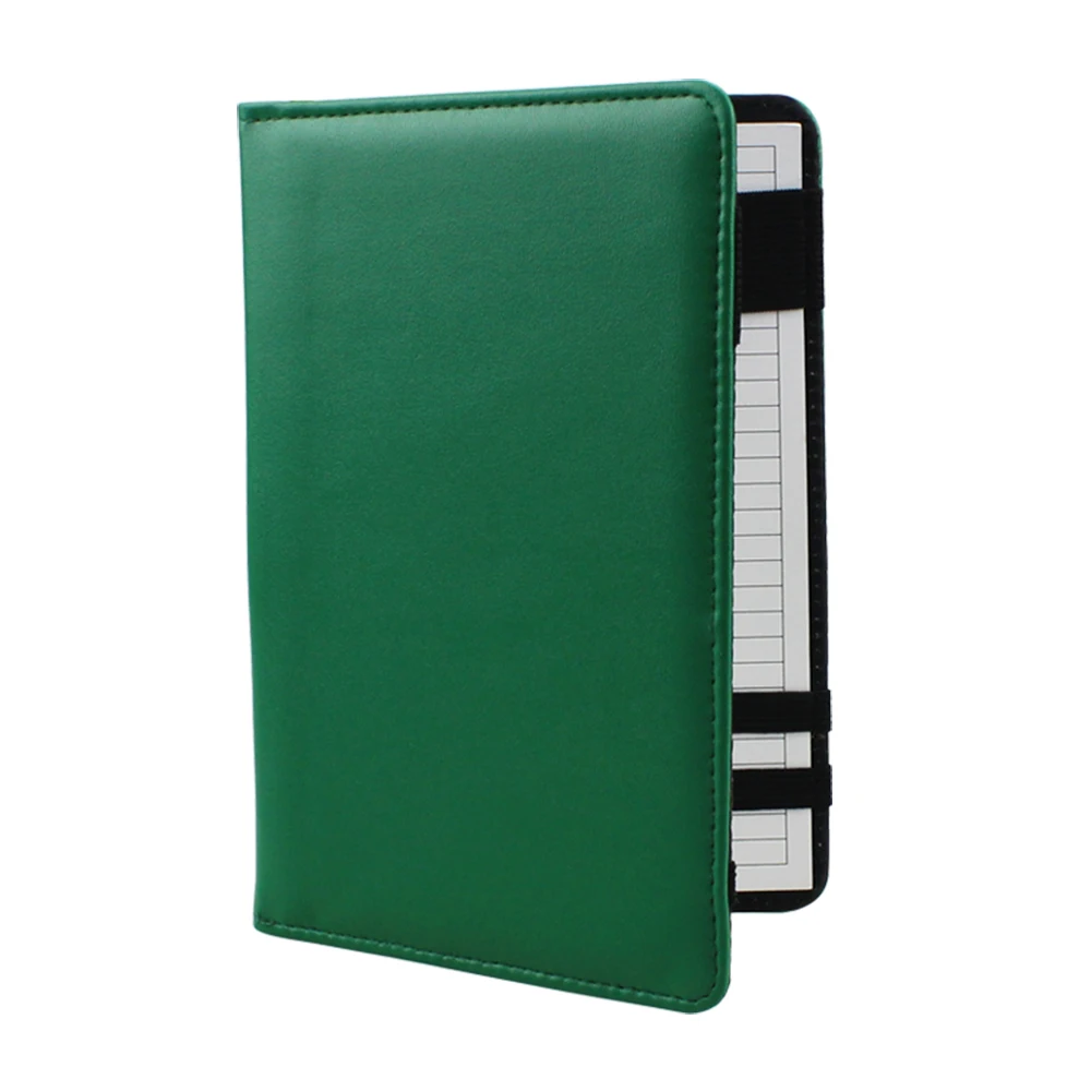 

Golf Scorecard Holder Genuine Leather Score Book Supplies Accessories Equipment