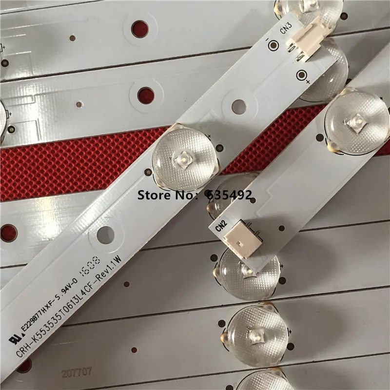 LED 백라이트 스트립, CRH-K553535T0613L4CF-Rev1.1 CRH-K553535T0613R4CF-Rev1.1 55S670 55U2000 55E5500U 55CE1168SR3 PLED5529A-C