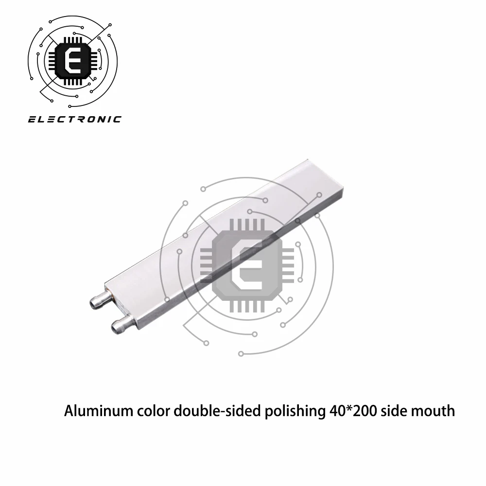 Radiatore a blocchi d'acqua in alluminio 30*30*12mm/40x80x1 2mm/40x120x1 2mm/40x160x1 2mm/40x200x12mm