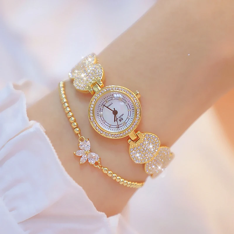 Women Watches Top Brand Luxury Diamond Montre Gold Famous Elegant Bracelet Dress Female Watches Ladies Wristwatch Montre Femme