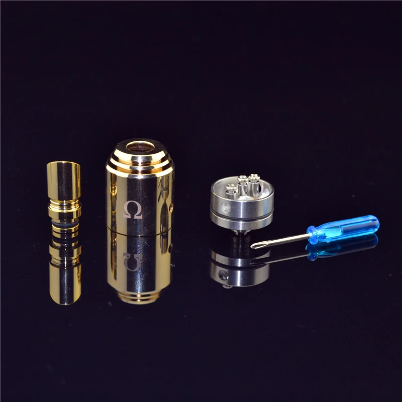 Omega RDA Rebuildable Druipende Verstuiver 304 Roestvrij Staal RTA RBA 22 Mm Elektronische Sigaret Diy Vaporizer Voor Mech MOD Box Kit
